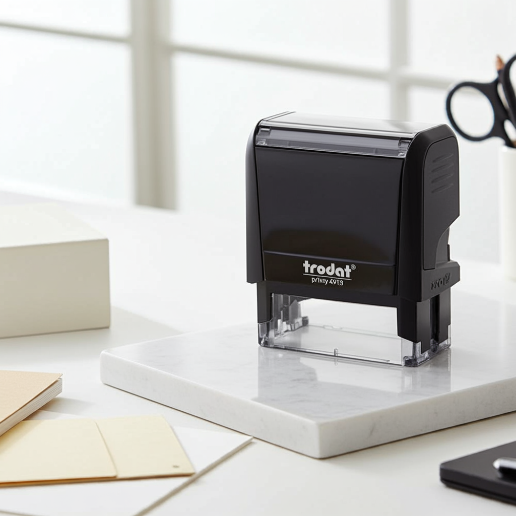 Carimbo Automático Trodat 4913 P4 - 58x22MM - Imagem 4